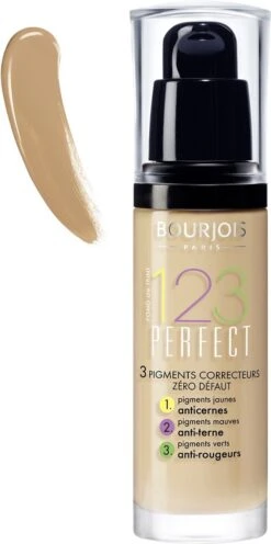 Bourjois 123 Perfect Foundation 057 Hâlé Clair -Mode-Cosmetica Winkel 598x1200