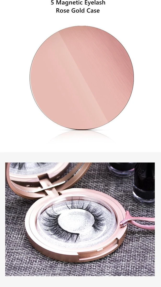 Luxe Magnetische Eyeliner + Magnetische Wimpers Set – Zwart Miami - Wimpers Zonder Lijm - 3D Nepwimpers - Magnetische Eyeliner - Herbruikbare Wimpers – Eyelashes - Magnetisch - Zwarte Wimpers - Wimper Magneet - Pincet - Giftbox - Cadeau Tip 4 Luxe Magnetische Eyeliner + Magnetische Wimpers Set – Zwart Miami - Wimpers Zonder Lijm - 3D Nepwimpers - Magnetische Eyeliner - Herbruikbare Wimpers – Eyelashes - Magnetisch - Zwarte Wimpers - Wimper Magneet - Pincet - Giftbox - Cadeau Tip - Afbeelding 2