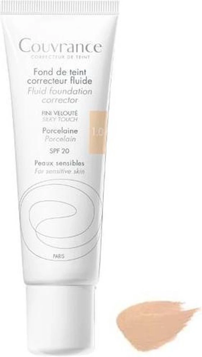 Avene Couvrance Fluid Foundation Corrector SPF20 30ml 3 Avene Couvrance Fluid Foundation Corrector SPF20 30ml