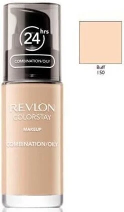 Revlon Colorstay Foundation With Pump Oily Skin - 150 Buff -Mode-Cosmetica Winkel 700x1200