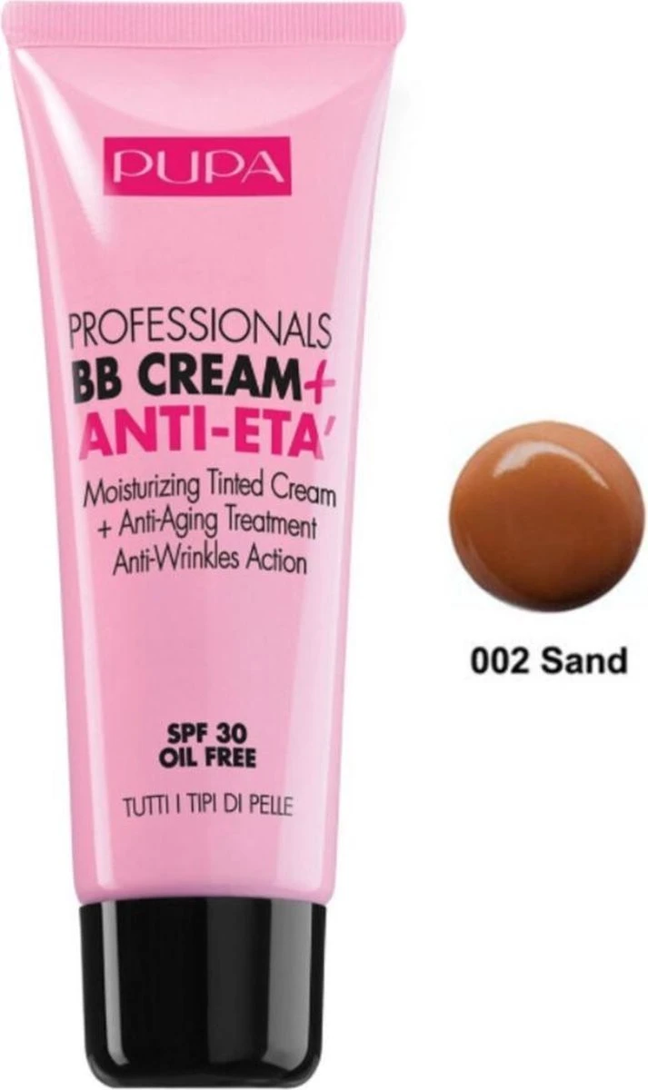 PUPA Milano Pupa Professionals BB Creme Anti-Eta SPF30 002 Sand 3 PUPA Milano Pupa Professionals BB Creme Anti-Eta SPF30 002 Sand