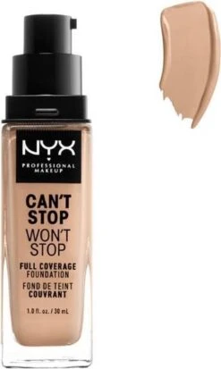 NYX Professional Makeup - Can't Stop Won't Stop Foundation - Natural -Mode-Cosmetica Winkel 718x1200