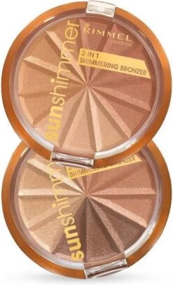 Rimmel London Rimmel - SunShimmer 3 In 1 Shimmering Bronzer Lustrous Powder 9.9 G 1 Gold Princess - -Mode-Cosmetica Winkel 728x1200 1