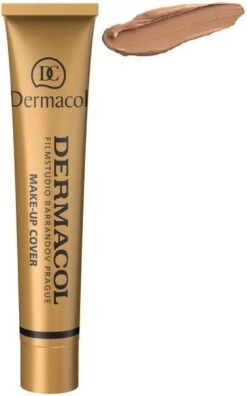 Dermacol Camouflage Make-up Cover Legendary High Covering Make-up - 30 Gram - Vrouw - Waterproof - Tint 223 -Mode-Cosmetica Winkel 748x1200 1
