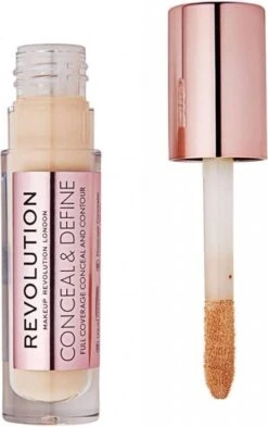 Makeup Revolution - (Conceal & Define Concealer) 3.4 Ml Odstín C5 - 12 Makeup Revolution - (Conceal & Define Concealer) 3.4 Ml Odstín C5 - -Mode-Cosmetica Winkel 754x1200
