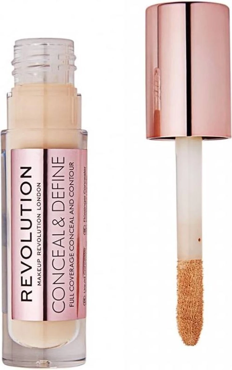 Makeup Revolution - (Conceal & Define Concealer) 3.4 Ml Odstín C5 - 5 Makeup Revolution - (Conceal & Define Concealer) 3.4 Ml Odstín C5 - - Afbeelding 3