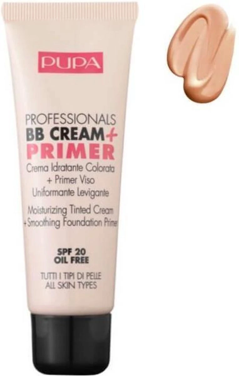 Pupa Milano BB Cream + Primer For Combination To Oily Skin - 001 Nude 3 Pupa Milano BB Cream + Primer For Combination To Oily Skin - 001 Nude