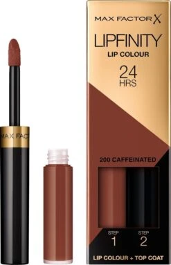 Max Factor Lipfinity Lip Colour 2-step Lippenstift - 200 Caffeinated -Mode-Cosmetica Winkel 774x1200