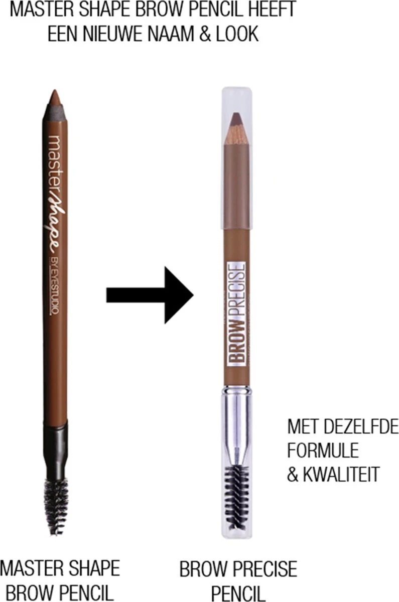 Maybelline Master Shape Brow Pencil - Dark Blond - Blond - Wenkbrauwpotlood 9 Maybelline Master Shape Brow Pencil - Dark Blond - Blond - Wenkbrauwpotlood - Afbeelding 7