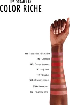 L'Oréal Lippenstift Color Riche Satin 145 L'Adresse Oranje -Mode-Cosmetica Winkel 802x1200 3