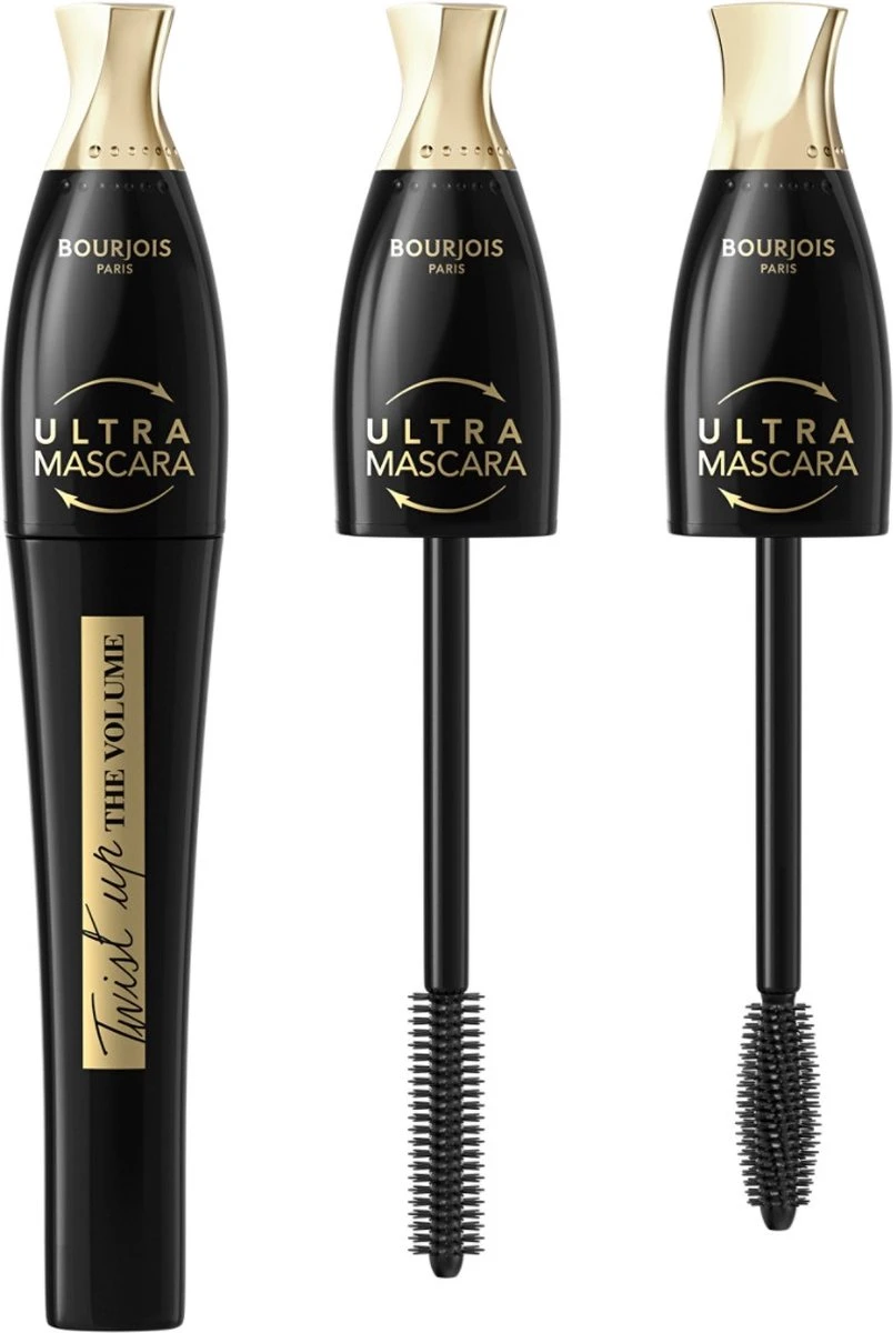 Bourjois Twist Up The Volume Mascara 001 Ultra Black 4 Bourjois Twist Up The Volume Mascara 001 Ultra Black - Afbeelding 2