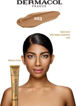 Dermacol Camouflage Make-up Cover Legendary High Covering Make-up - 30 Gram - Vrouw - Waterproof - Tint 223 -Mode-Cosmetica Winkel 860x1200 2
