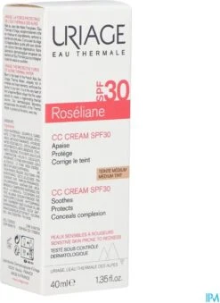 Uriage Roséliane Cc Crème Spf30 -Mode-Cosmetica Winkel 874x1200 1