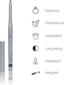 Blèzi® Automatic Eye Pencil 10 Shiny Black - Oogpotlood Zwart Waterproof - Zwart Met Shine -Mode-Cosmetica Winkel 902x1200 7