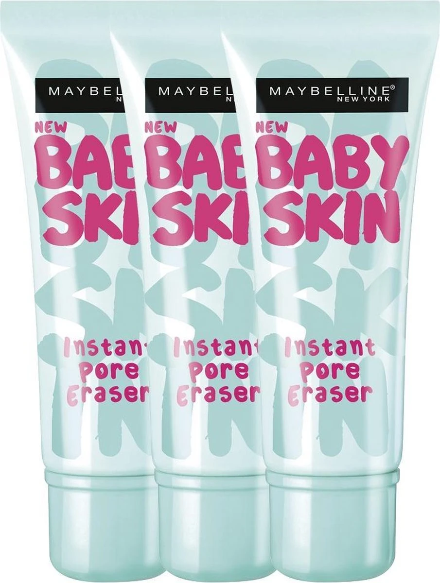 Maybelline Babyskin Pore Eraser Primer - Transparant - 3 Stuks - Voordeelverpakking 7 Maybelline Babyskin Pore Eraser Primer - Transparant - 3 Stuks - Voordeelverpakking - Afbeelding 5