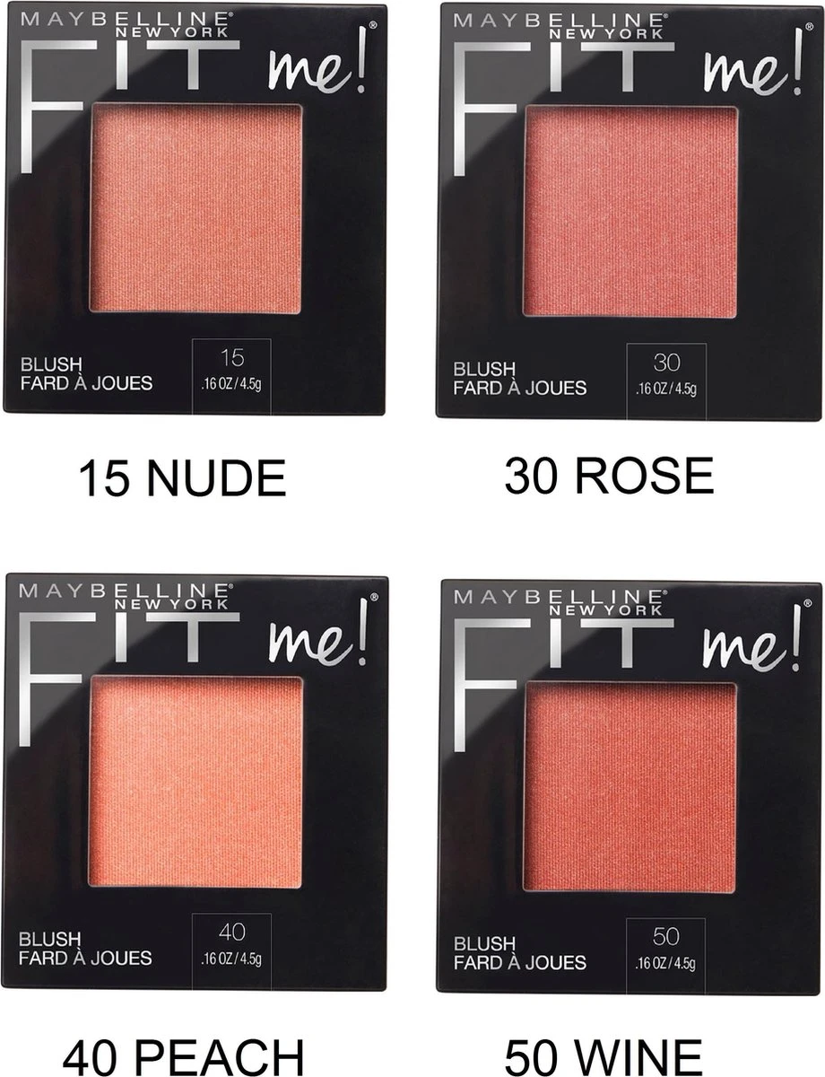Maybelline Fit Me Blush - 30 Rose - Roze - Natuurlijk Ogende Rouge 10 Maybelline Fit Me Blush - 30 Rose - Roze - Natuurlijk Ogende Rouge - Afbeelding 8