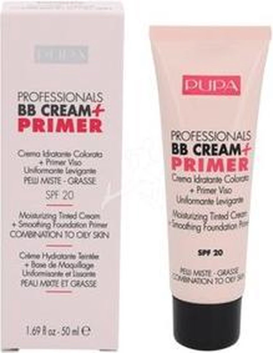 Pupa BB Cream + Primer For Combination To Oily Skin - 002 Sand 5 Pupa BB Cream + Primer For Combination To Oily Skin - 002 Sand - Afbeelding 3