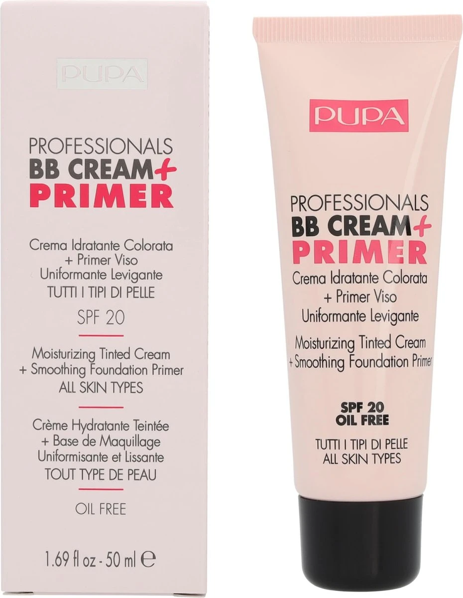 Pupa Milano Professionals BB Cream + Primer - Nude 001 15 Pupa Milano Professionals BB Cream + Primer - Nude 001 - Afbeelding 13