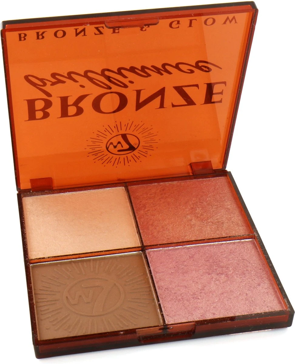 W7 Bronze Brilliance Bronze & Glow Bronzing Powder - Light/Medium 3 W7 Bronze Brilliance Bronze & Glow Bronzing Powder - Light/Medium