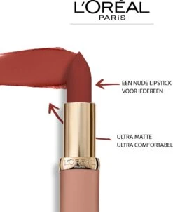 L’Oréal Paris Color Riche Free The Nudes Lipstick - 09 No Judgement - Bruin - Roze - 3,9 Gr -Mode-Cosmetica Winkel 980x1200