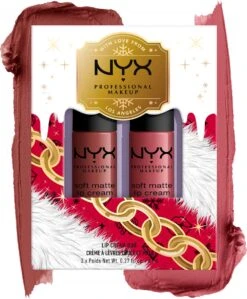 NYX Professional Makeup - Holidays 2022 Mrs Claus - Soft Matte Lip Cream Duo 02 - Roze 11 NYX Professional Makeup - Holidays 2022 Mrs Claus - Soft Matte Lip Cream Duo 02 - Roze -Mode-Cosmetica Winkel 990x1200 1